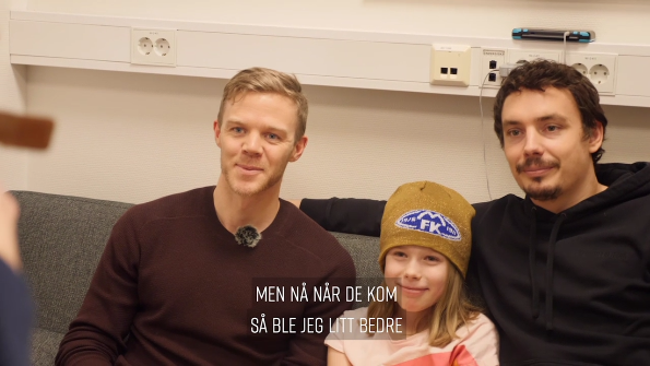 Vegard og Erling på besøk hos Molde Sjukehus